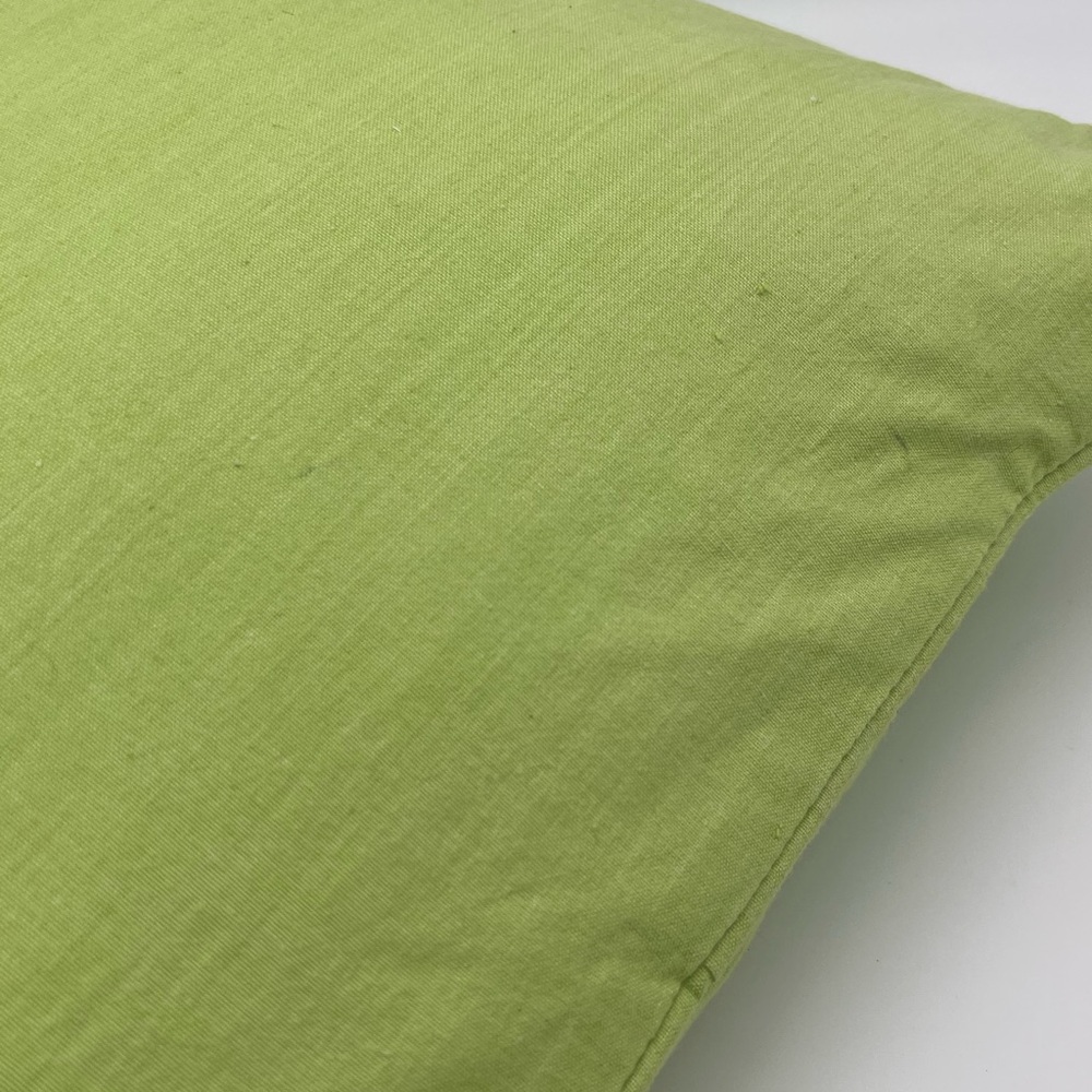 Ralph Lauren Lime Green Down Fill Accent Throw Pillow Monogram RLL 18x18 - Picture 6 of 7